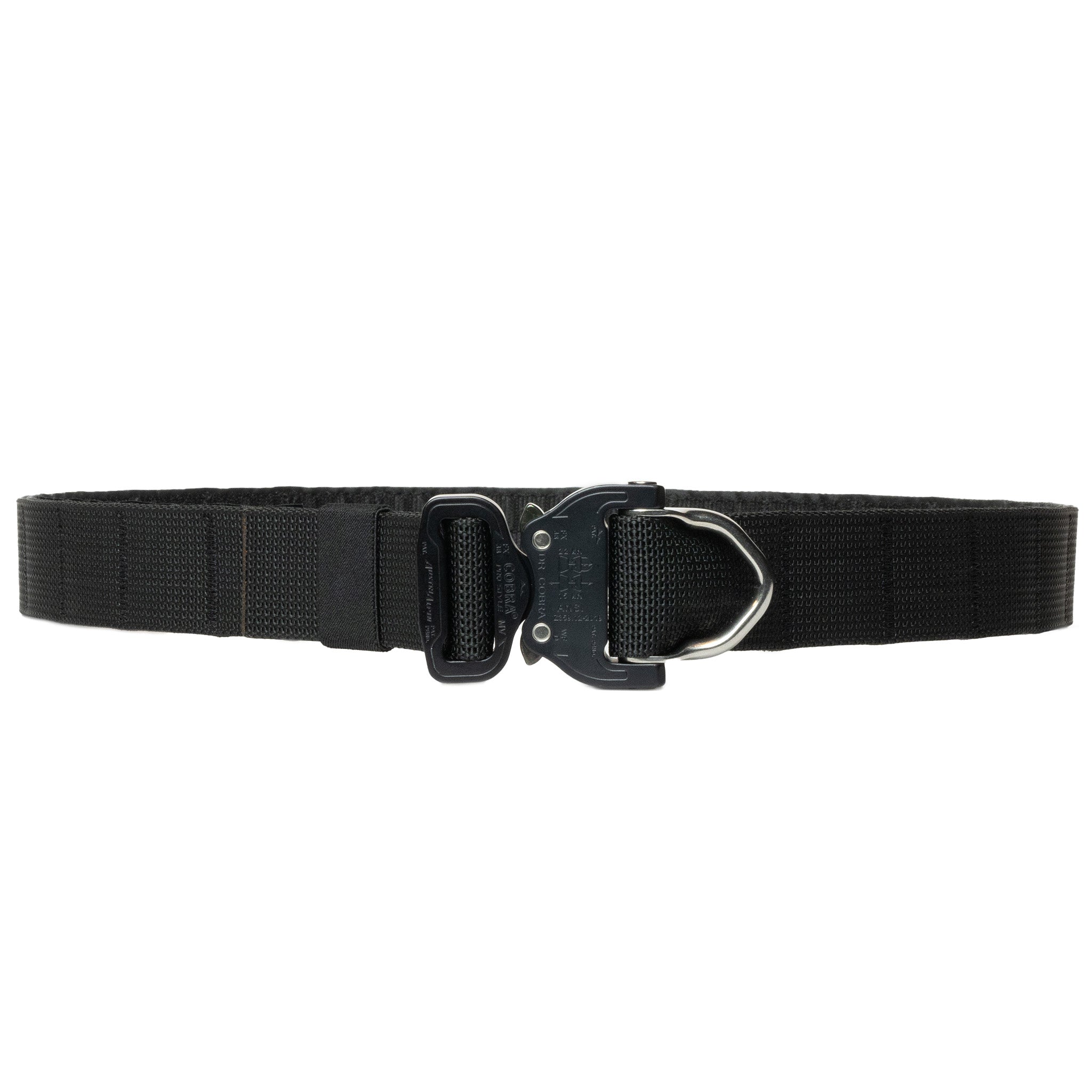 Ciguera Gear Company Battlewagon War Belt in Black that is the ideal choice as a duty belt. It's made in the USA and the buckle is a Austri Alpin Cobra buckle.
