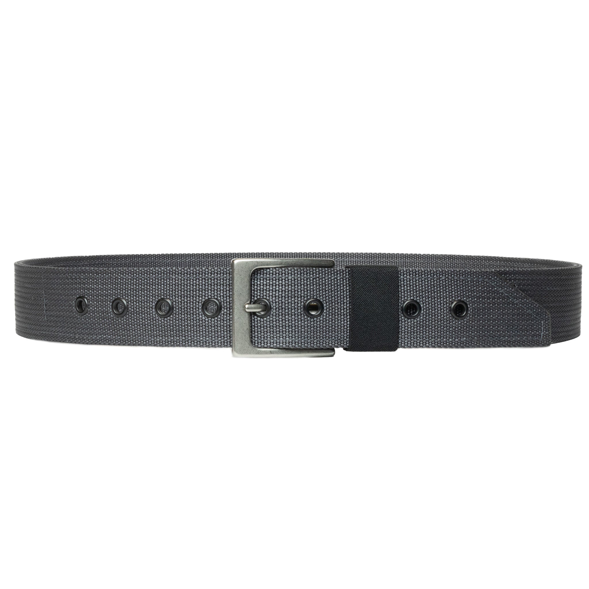 Emissary EDC Belt in Wolf Gray with Silver Buckle